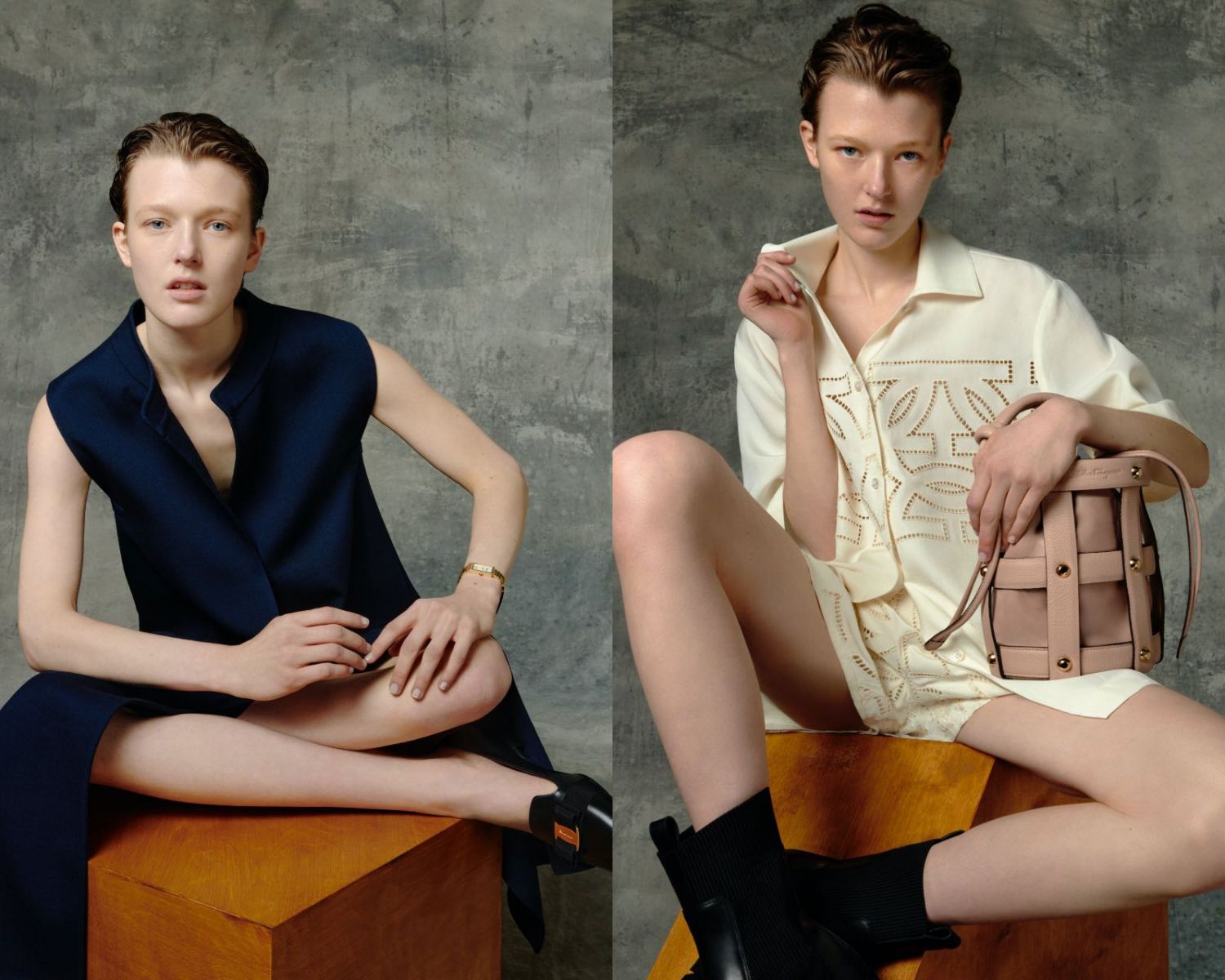 salvatore ferragamo, pre-fall 2022, bst chớm thu 2022