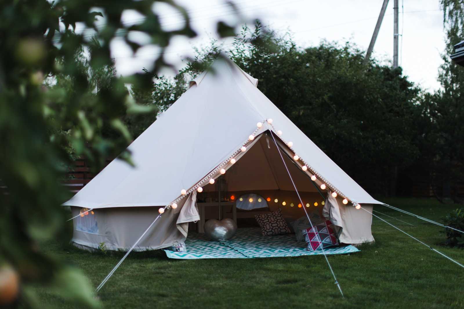 glamping, cắm trại, xu hướng du lịch