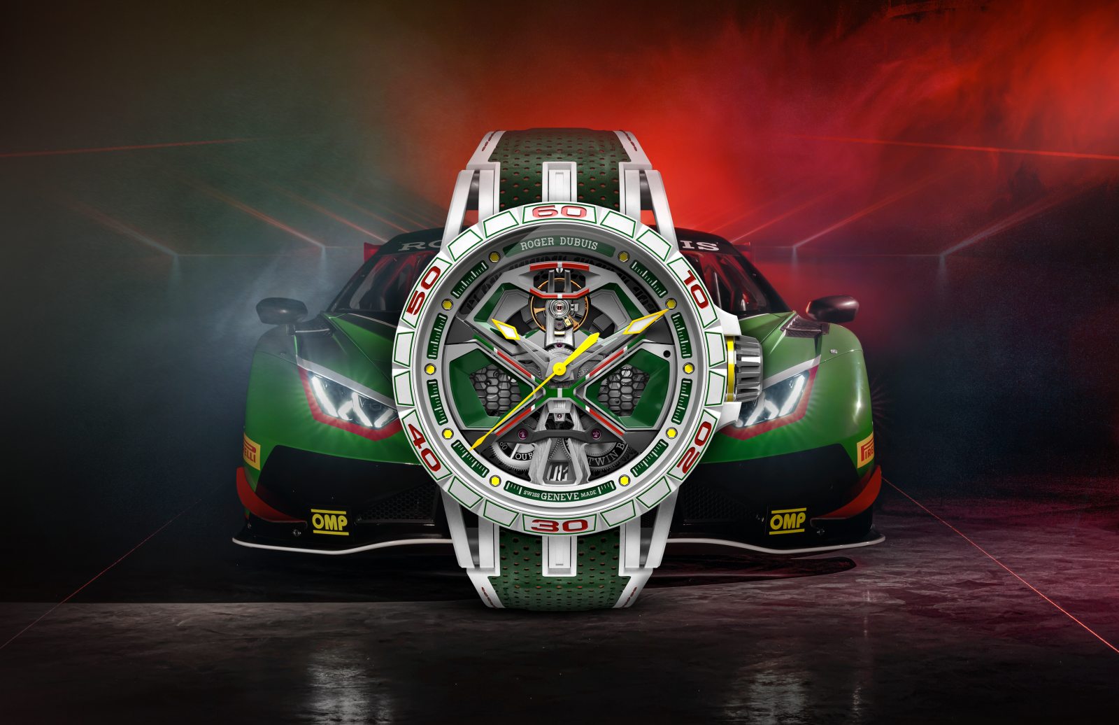 WWK-Roger-Dubuis-Excalibur-Spider-Huracan-Monobalancier-goodwood-festival-2022-dong-ho-dua-xe-the-thao