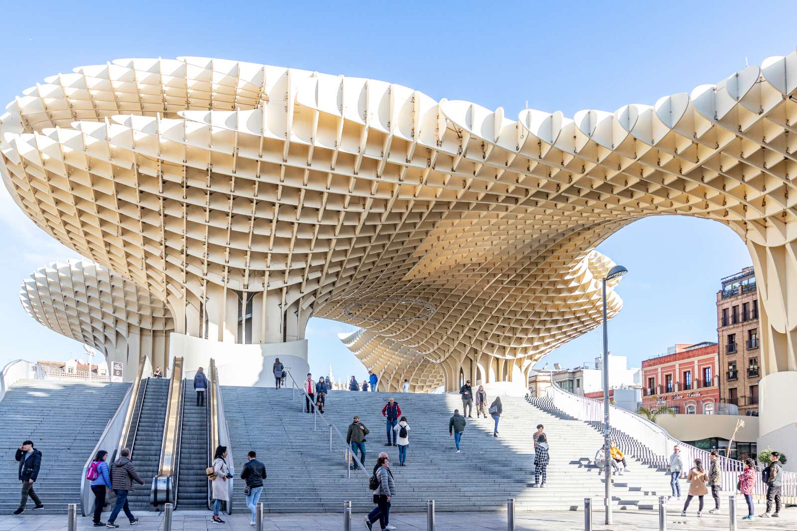 Metropol Parasol, Seville, Tây Ban Nha, du lịch Tây Ban Nha