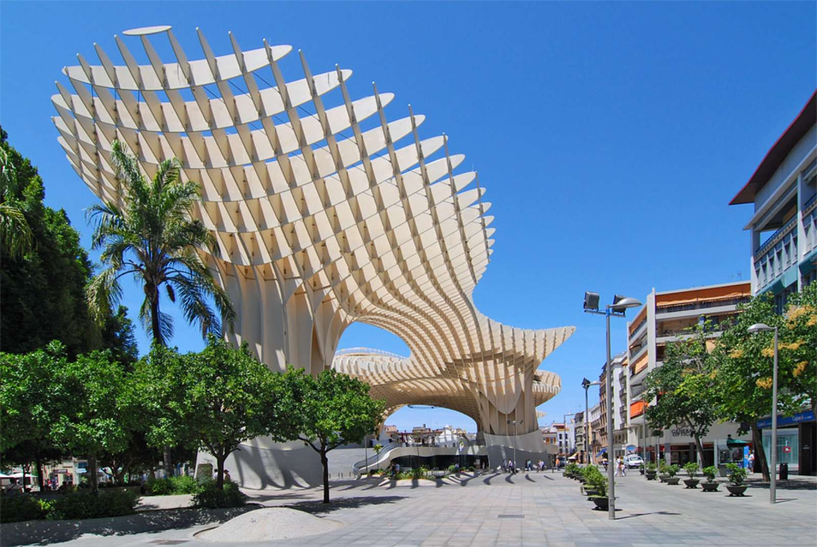 Metropol Parasol, Seville, Tây Ban Nha, du lịch Tây Ban Nha
