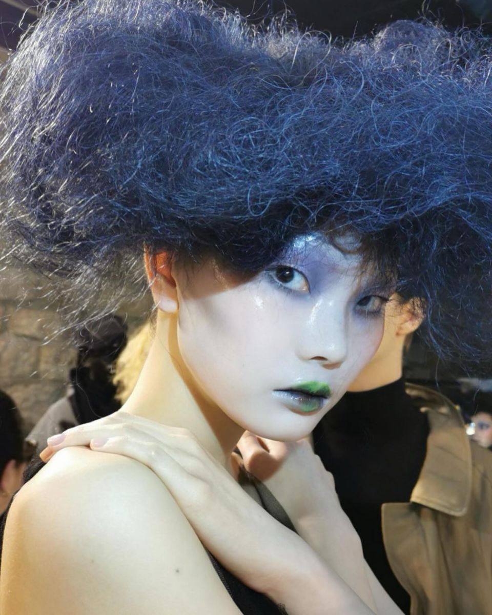 makeup, xu hướng makeup 2024, makeup trend, Maison Margiela haute couture makeup