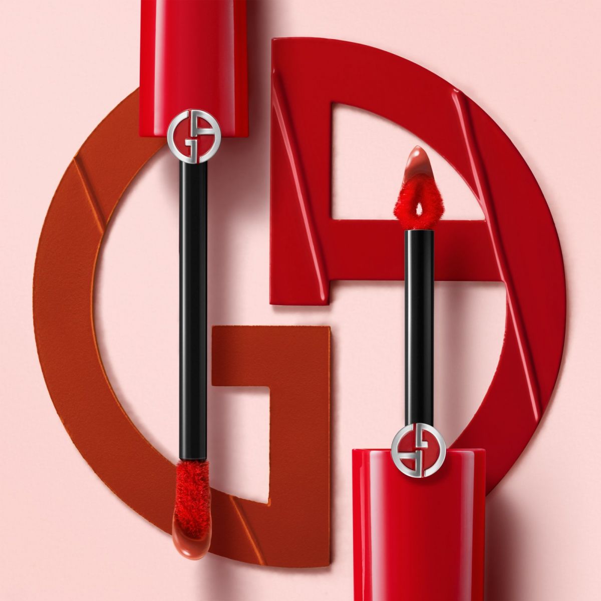 Armani Beauty, Giorgio Armani, Power Fabric Foundation, Lip Maestro Velvet Liquid Lipstick, Eye Tint Long Lasting Liquid Eyeshadow, Blank Sky Lounge, Crescent Mall