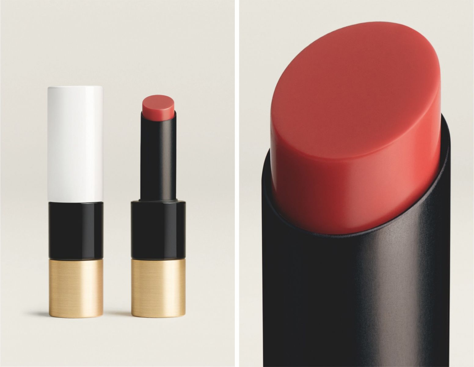 Rouge Brilliant Silky, Hermès Beauty, son môi Hermès