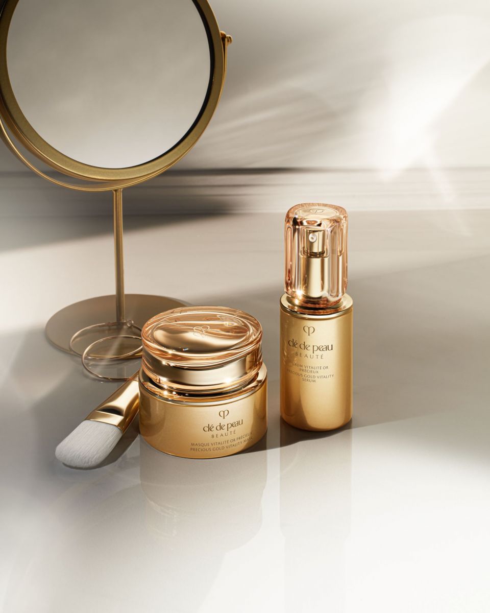 Clé de Peau Beauté, Precious Gold Vitality Serum, tinh chất dưỡng da, 24K Gold Retinol Complex