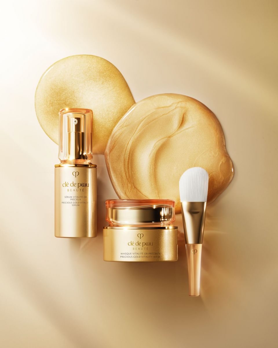 Clé de Peau Beauté, Precious Gold Vitality Serum, tinh chất dưỡng da, 24K Gold Retinol Complex
