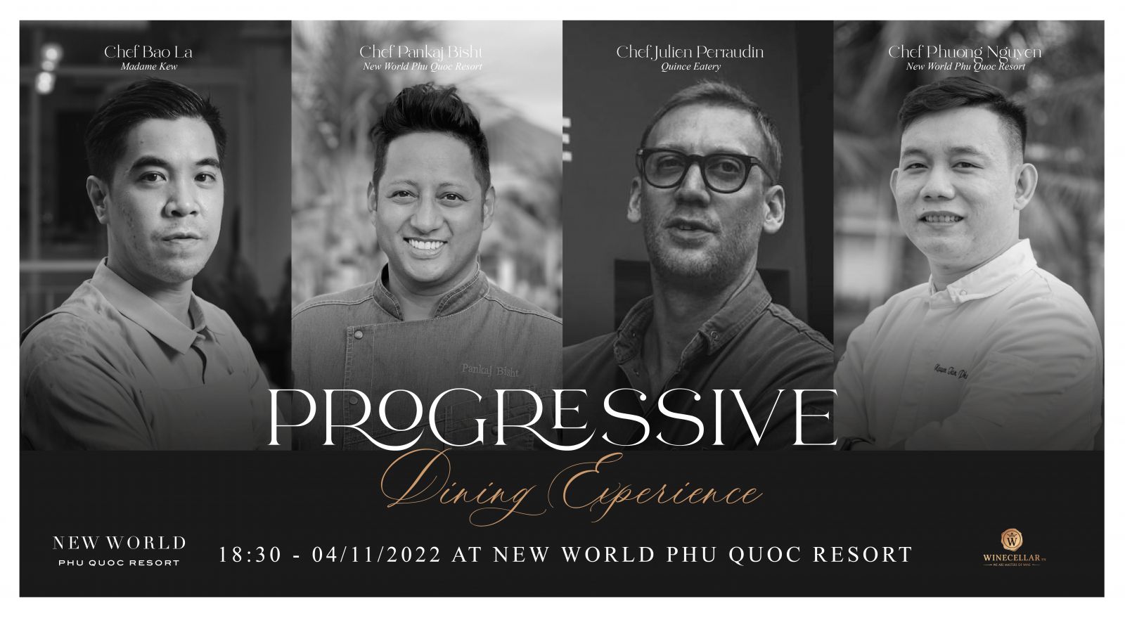 New World Phú Quốc Resort, progressive dinning, ẩm thực, cuisine