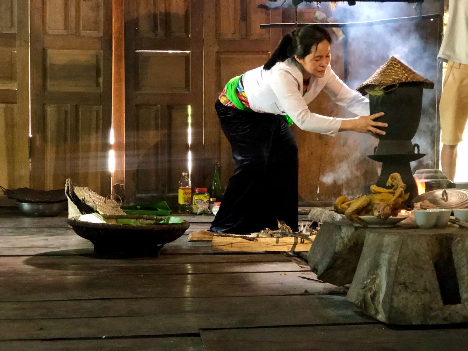 xôi ngũ sắc, món ngon Tây Bắc, ẩm thực Tây Bắc, ngũ hành