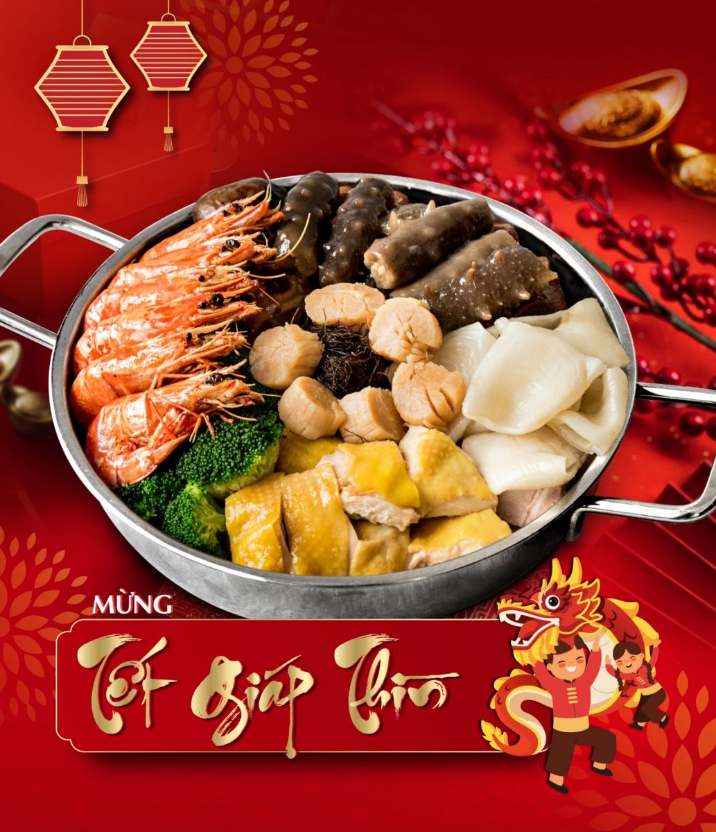 khách sạn Windsor Plaza, ẩm thực Tết, buffet hải sản, ẩm thực trung hoa, nhà hàng ngân đình, cafe central an đông, bánh tổ