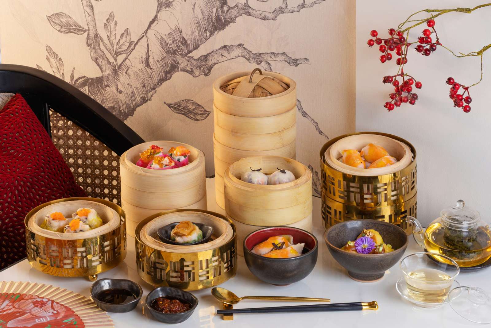 Asiatique Ancient Tea House, Marriott Bonvoy, ẩm thực Trung Hoa, Bangkok Marriott Marquis Queens Park Hotel, Bangkok