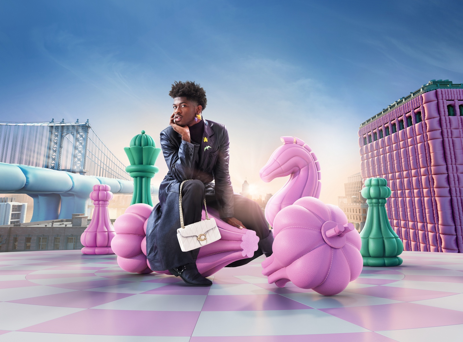 Coach, BST mùa xuân 2024, túi xách coach, Lil Nas X, Camila Mendes, Lee Young-ji, Kōki, Ngô Cẩn Ngôn, người mẫu AI