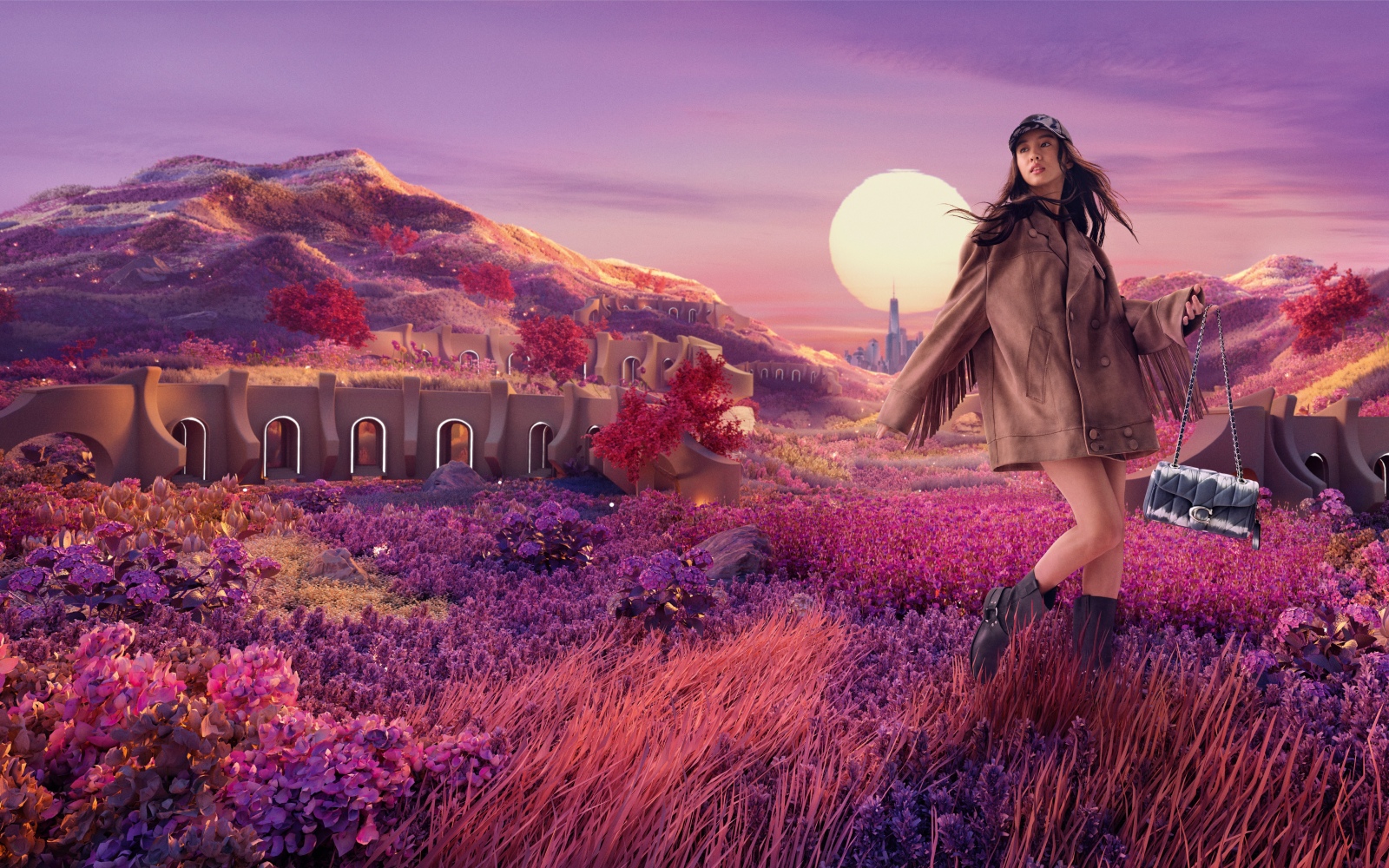 Coach, BST mùa xuân 2024, túi xách coach, Lil Nas X, Camila Mendes, Lee Young-ji, Kōki, Ngô Cẩn Ngôn, người mẫu AI