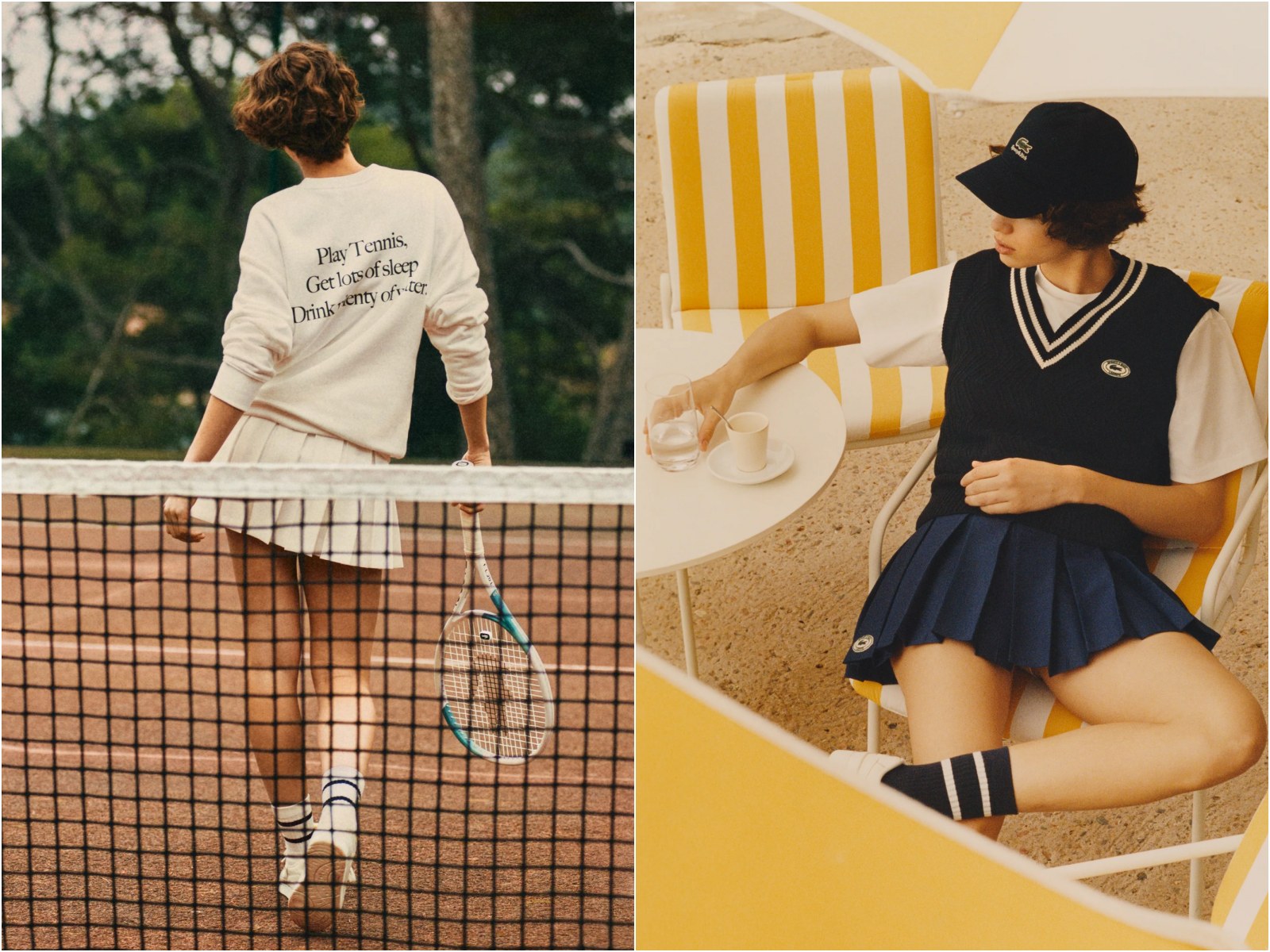 Xu hướng thời trang, phong cách thời trang, gợi ý trang phục, phong cách tenniscore, tenniscore