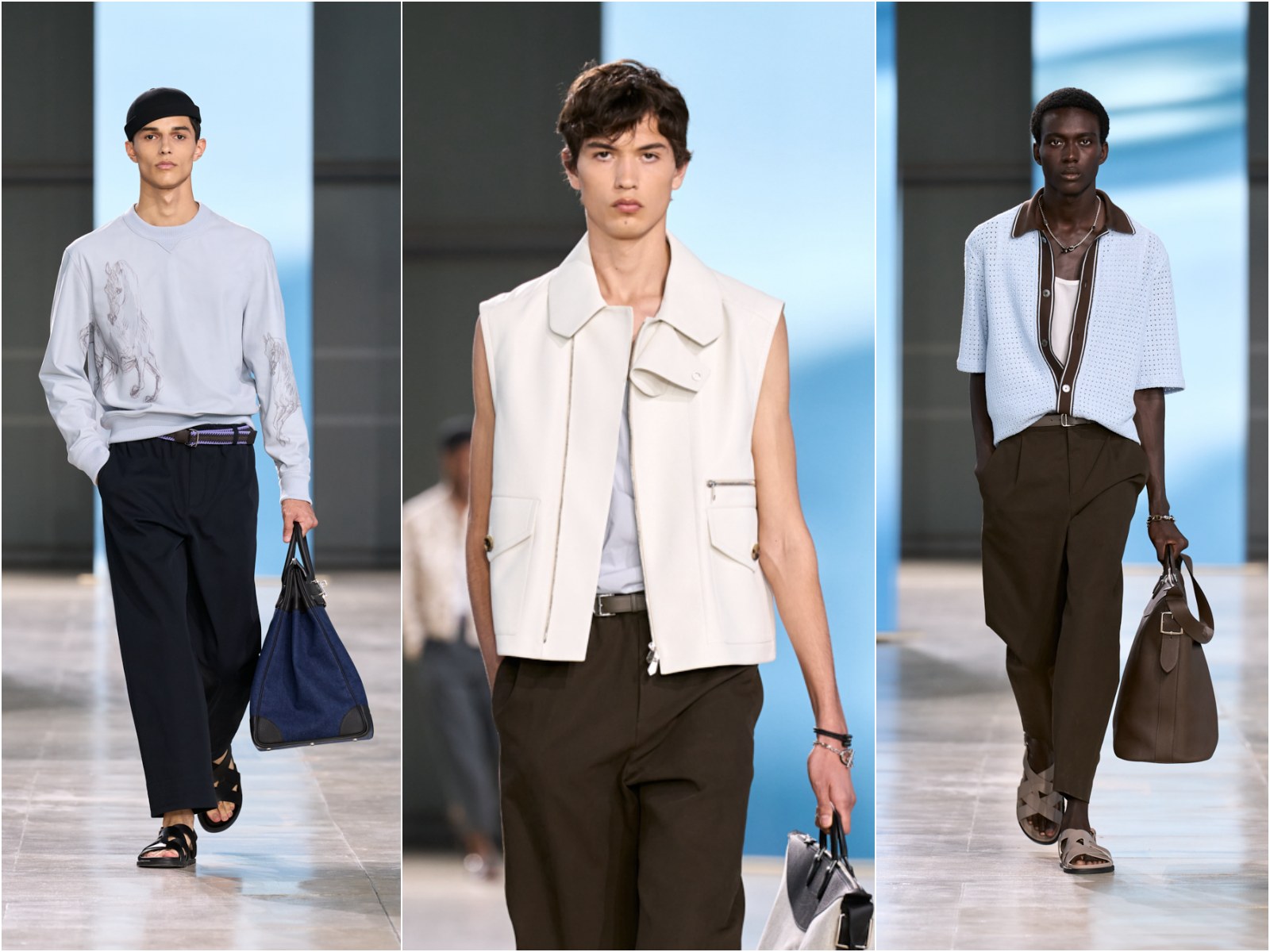 Hermès, menswear, summer vibes, summer fashion, spring summer 2024, fashion trend ss25