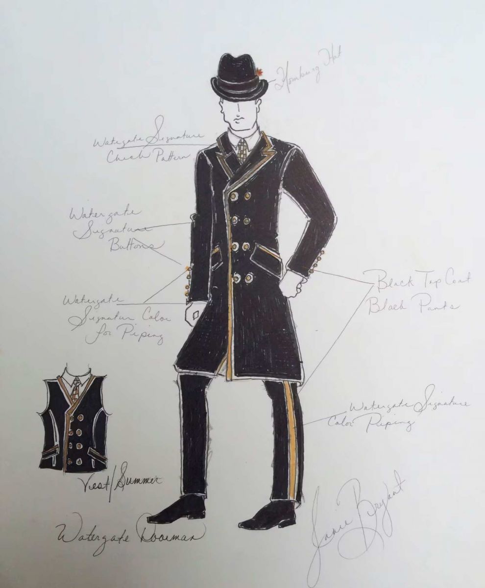 Hospitality Haute Couture, thời trang cao cấp, khách sạn hạng sang, luxe hospitality uniform, The Watergate Hotel, JW Marriott, Park Hyatt