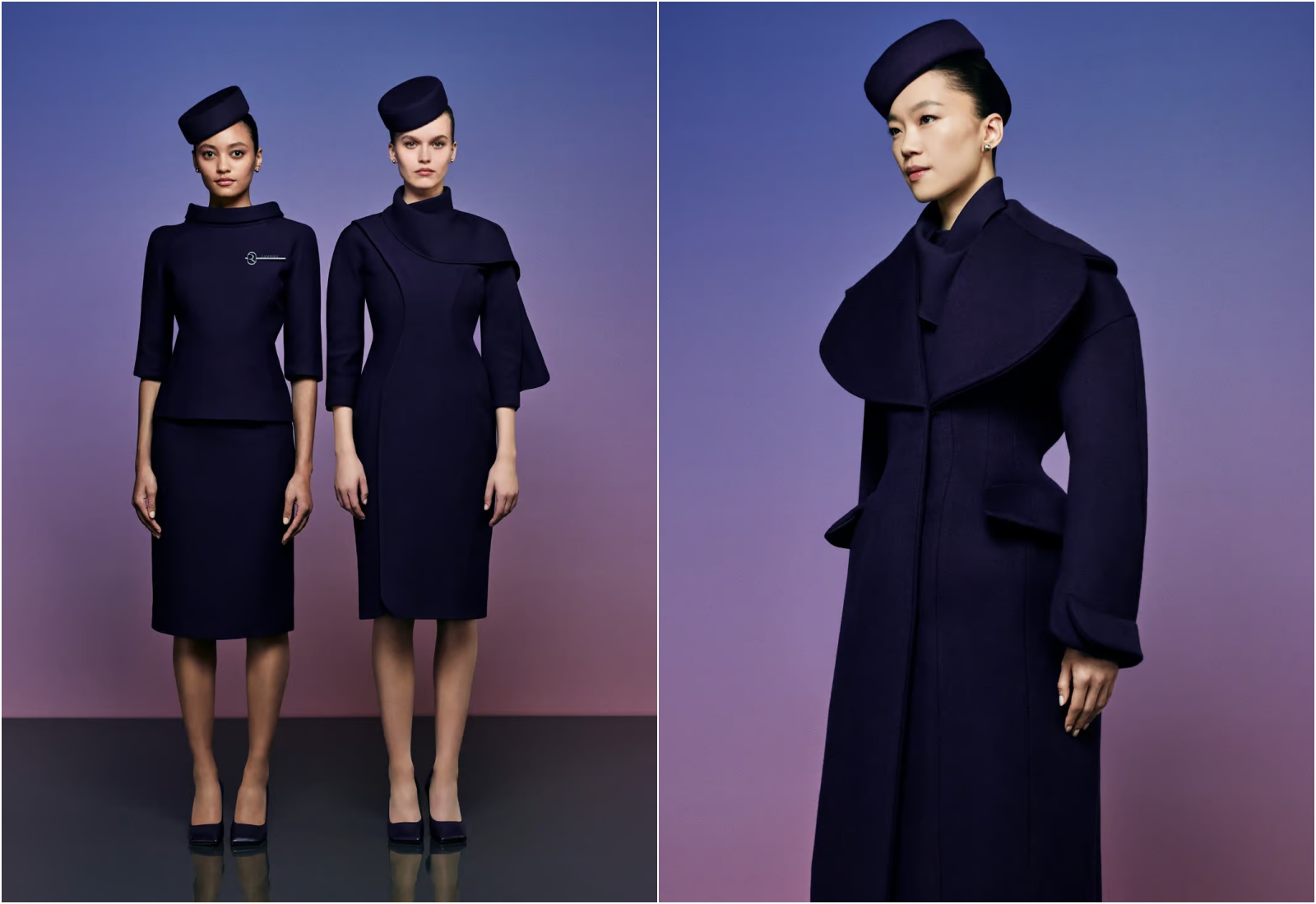 Haian Airlines, Laurence Xu, Riyadh Air, Mohammed Ashi, Singapore Airlines, Pierre Balmain, airlines fashion, haute couture