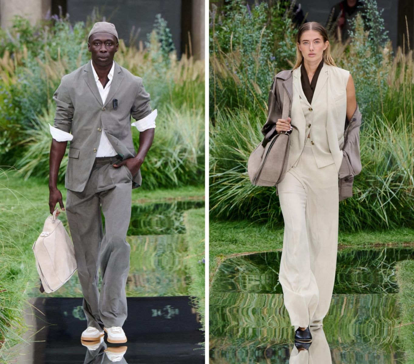 BOSS, spring summer 2025, thời trang xuân hè, fashion show, milan fashion week, thời trang quý ông, david beckham