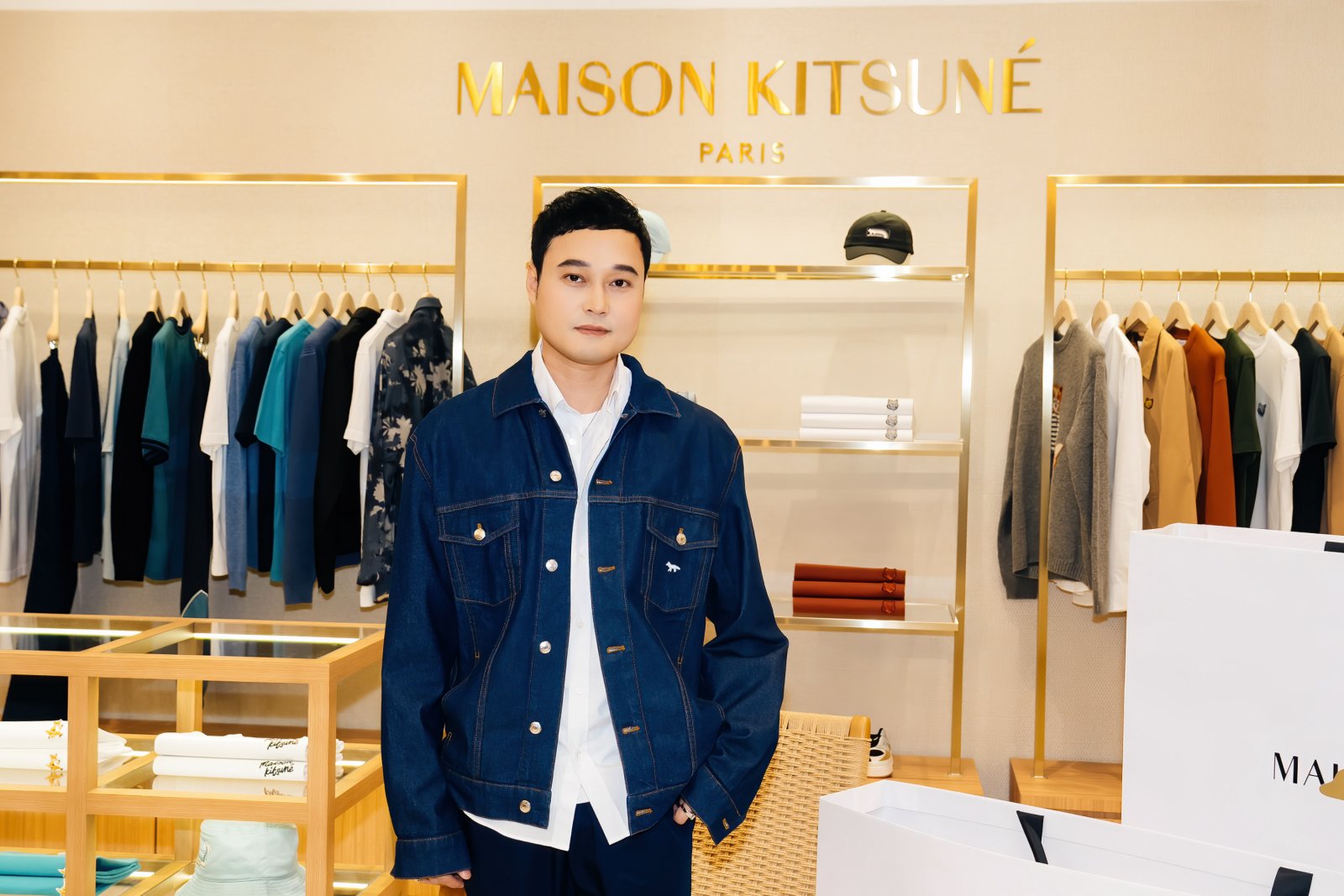 Maison Kitsuné, cửa hàng Maison Kitsuné, amee, quang vinh, jsol, wren evens, diễn viên jun vũ, diễn viên hải nam