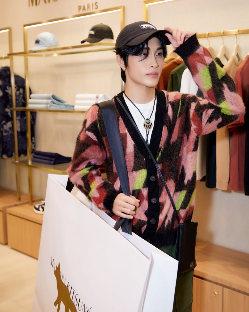 Maison Kitsuné, cửa hàng Maison Kitsuné, amee, quang vinh, jsol, wren evens, diễn viên jun vũ, diễn viên hải nam