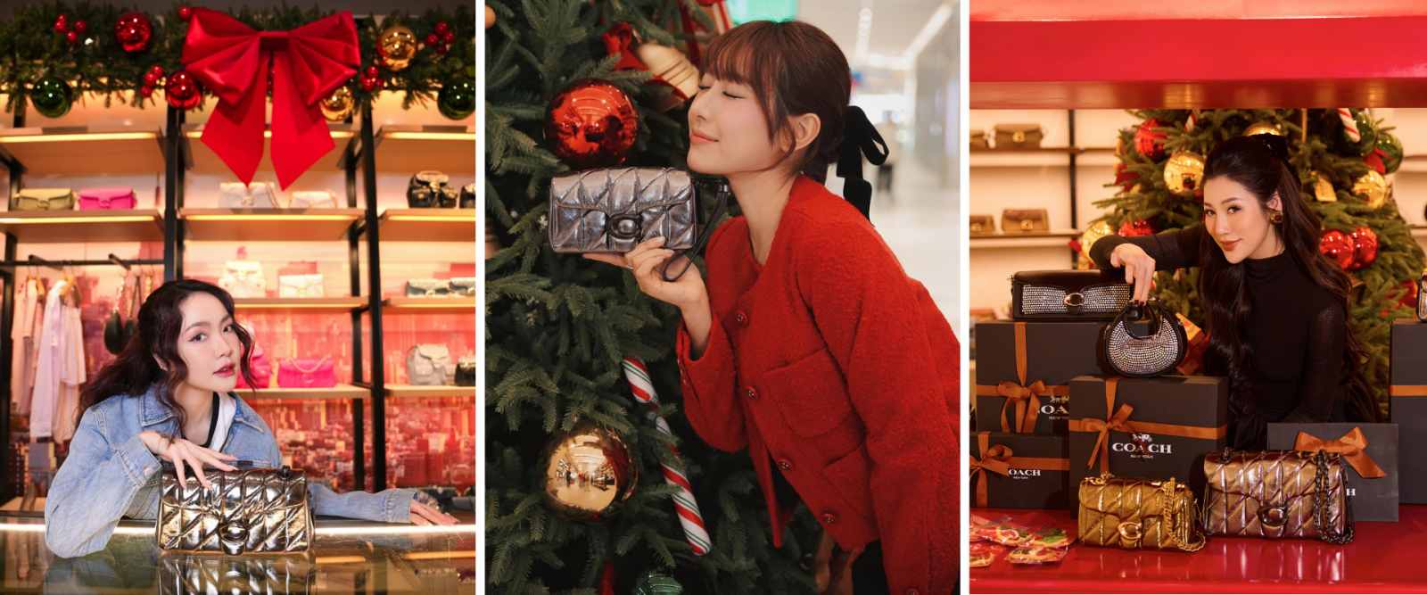 Coach, cửa hàng Coach Việt Nam, Coach Saigon Centre, Coach Lotte Mall Tây Hồ, chương trình cuối năm, mùa lễ hội, túi xách Coach