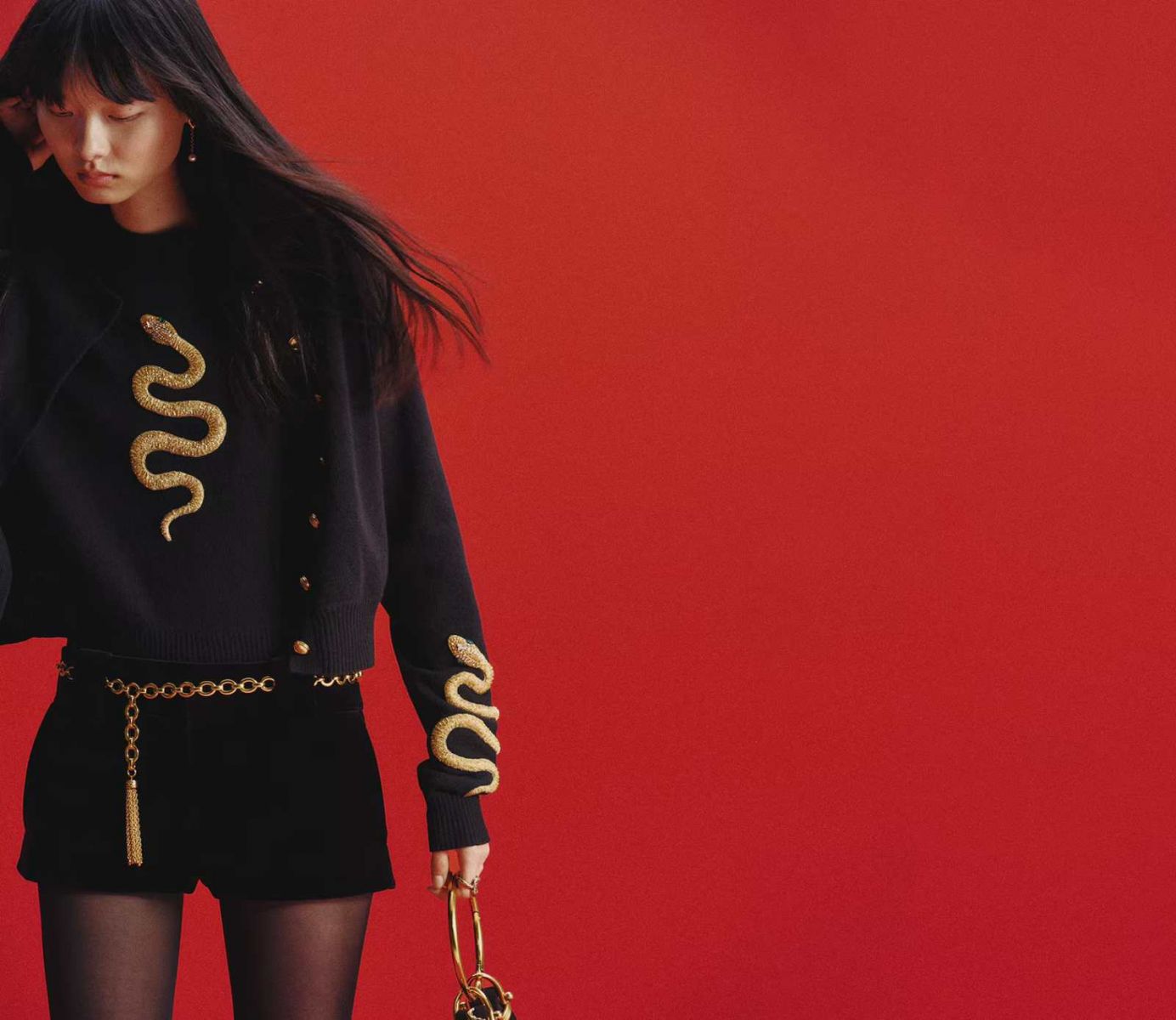 Gucci, Giorgio Armani, Fendi, Bottega Veneta, Chloé, thời trang 2025, bst Tết Nguyên Đán, Lunar New Year Collection, The year of Snake