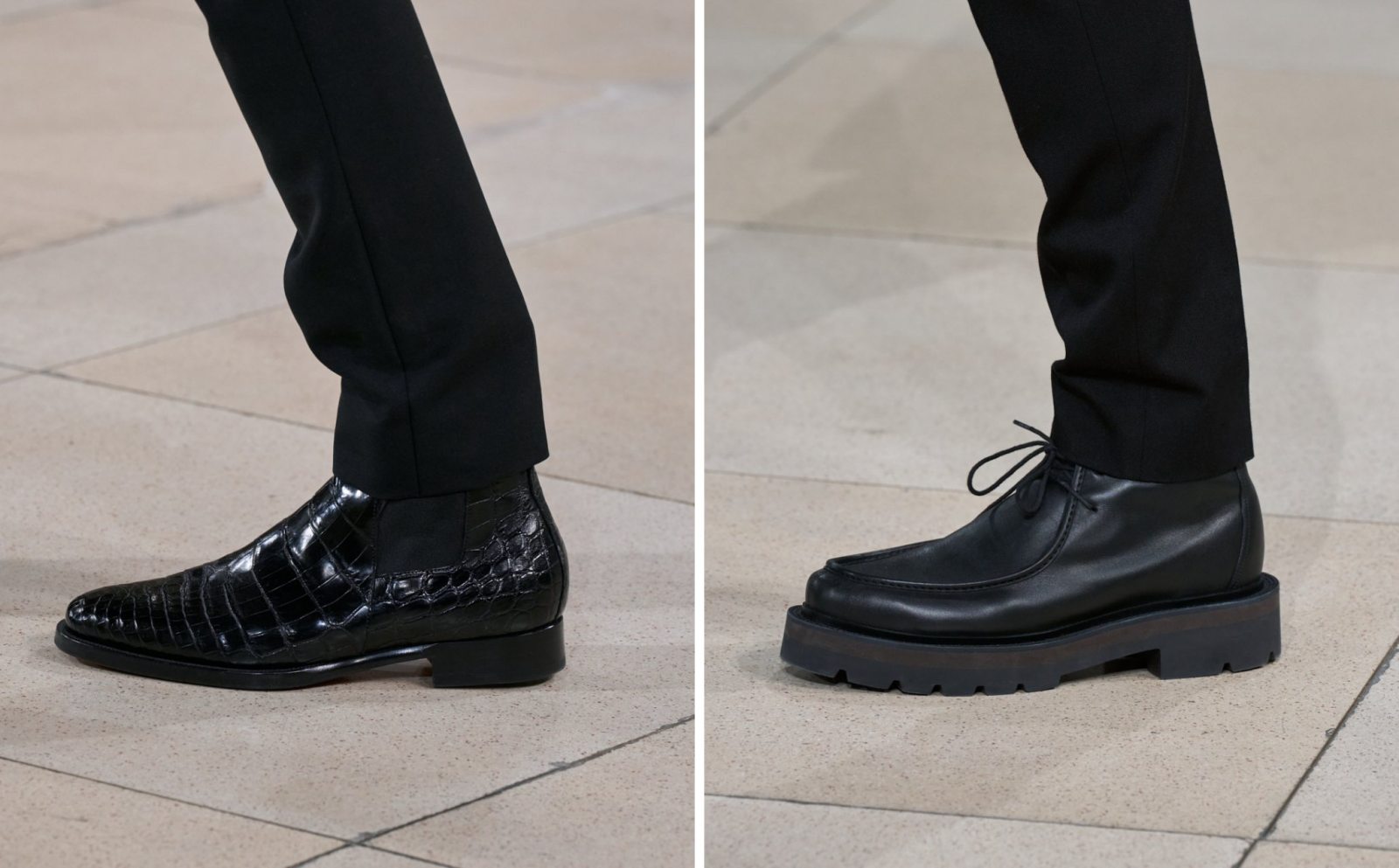 Hermès, Fashion Week 2025, Fall winter collection, thời trang thu đông, xu hướng thời trang nam, áo khoác Hermès