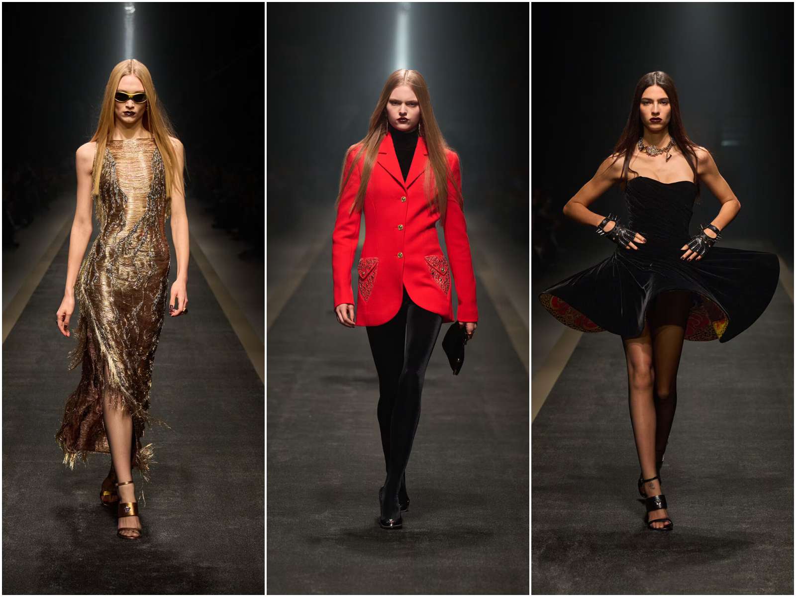 Milan Fashion Week 2025, fall winter collection, xu hướng thời trang, thời trang thu đông, Roberto Cavalli, Emporio Armani, Tod's, Moschino, Versace