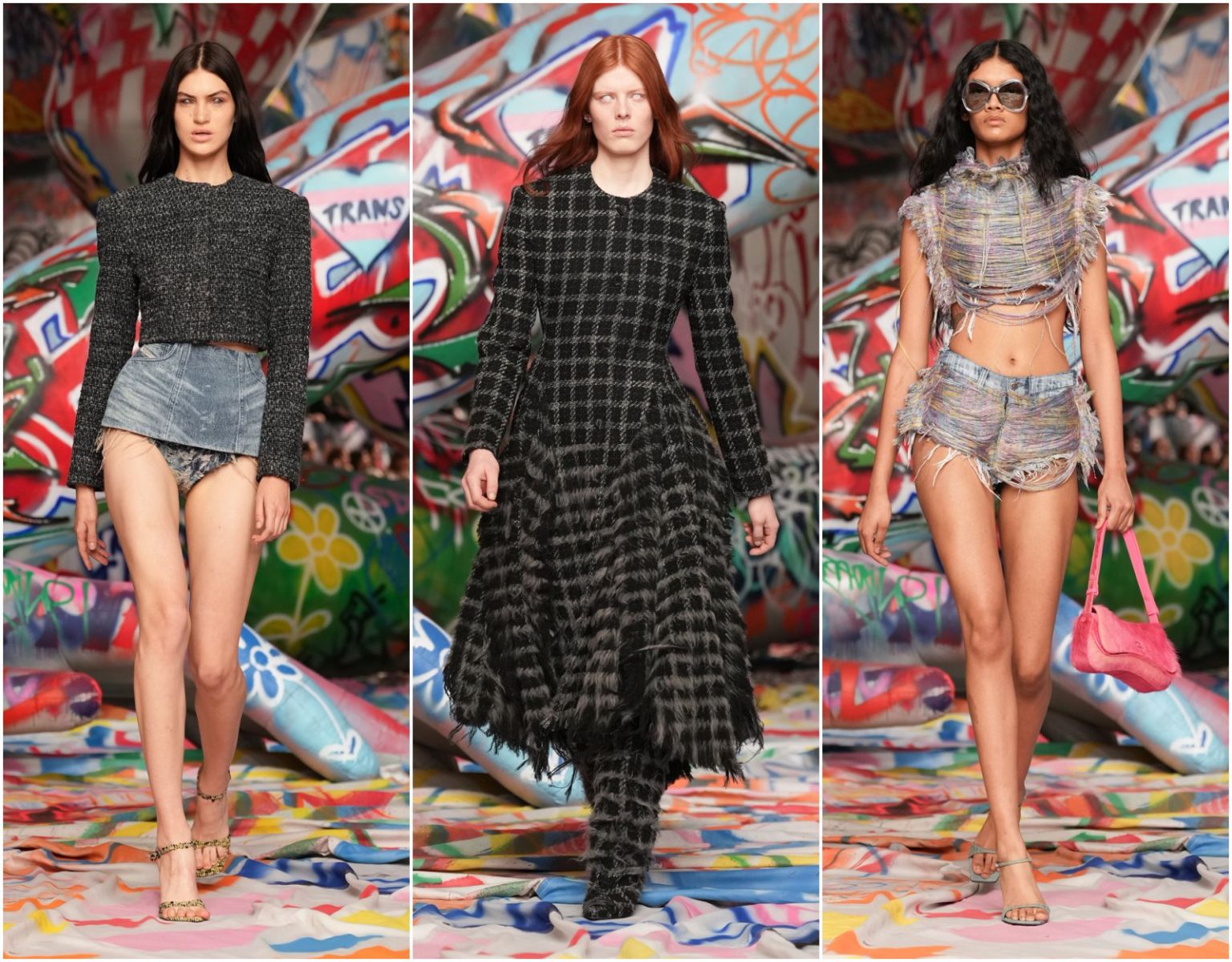 Milan Fashion Week 2025, xu hướng thời trang, thiết kế thu đông, Gucci, Dsquared2, Fendi, Jil Sander, Diesel