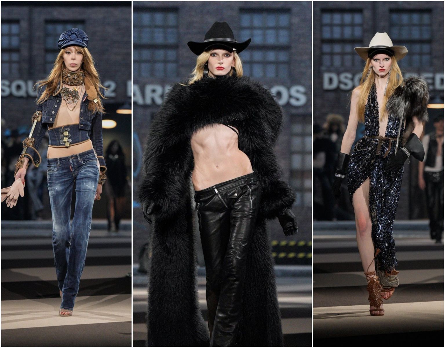 Milan Fashion Week 2025, xu hướng thời trang, thiết kế thu đông, Gucci, Dsquared2, Fendi, Jil Sander