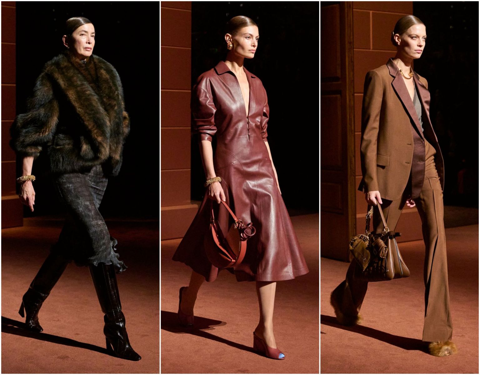 Milan Fashion Week 2025, xu hướng thời trang, thiết kế thu đông, Gucci, Dsquared2, Fendi, Jil Sander