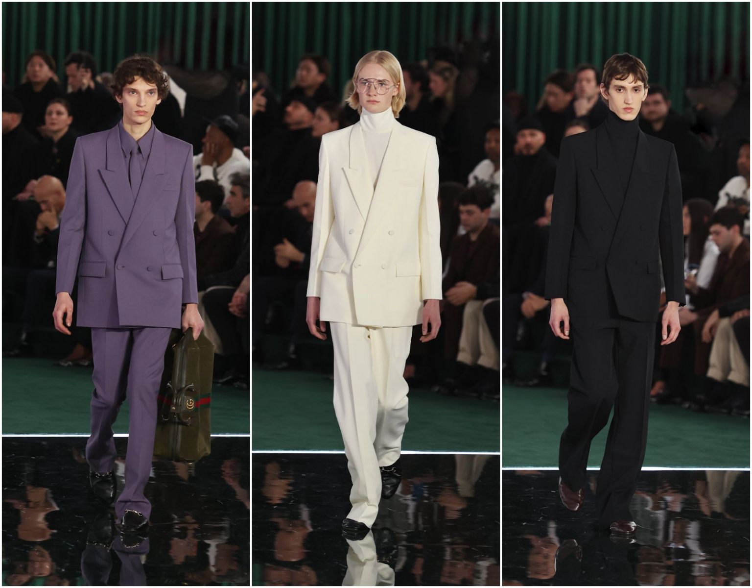 Milan Fashion Week 2025, xu hướng thời trang, thiết kế thu đông, Gucci, Dsquared2, Fendi, Jil Sander