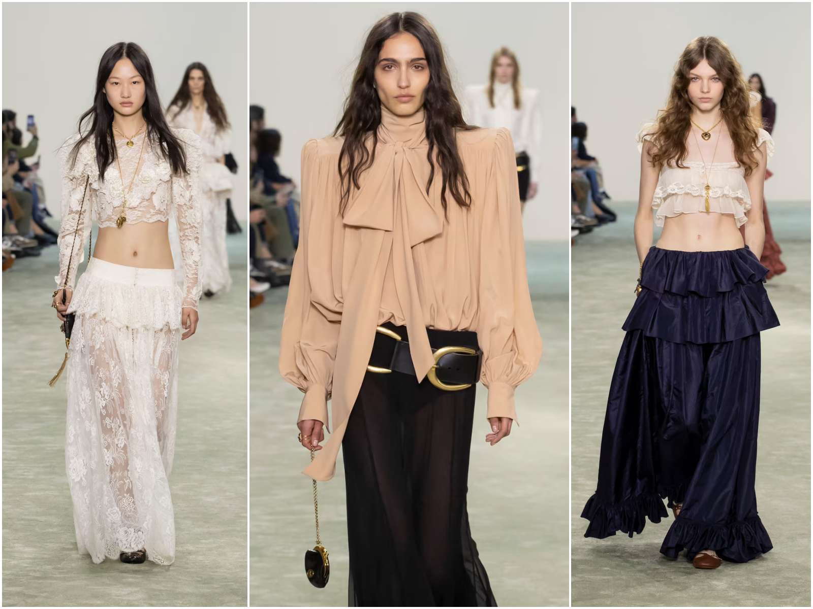Paris Fashion Week 2025, fashion show, Xu hướng thời trang 2025, Chloé Fall Winter 2025