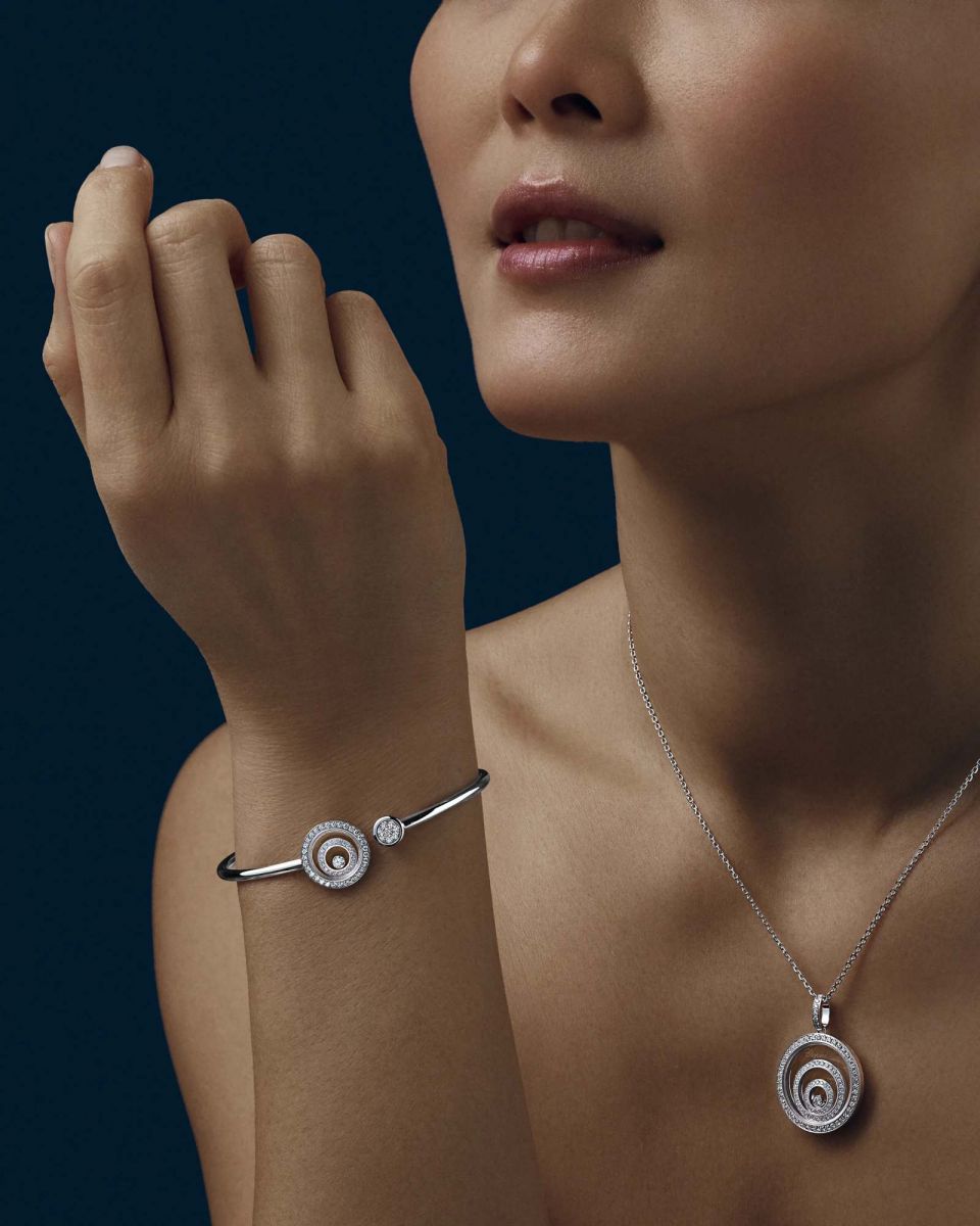 Luxury Jewelry, Trang sức cao cấp, Capsule Jewelry, Trang sức du lịch, Travel Jewelry, City Chic Style, Urban Elegance, Chopard Happy Diamonds