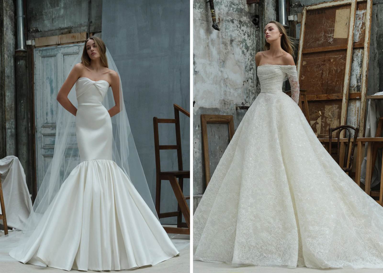 Bridal Fashion Week 2026, váy cưới thiết kế, Katherine Tash, Reem Acra, House of Gilles, Monique Lhuillier, Elie Saab