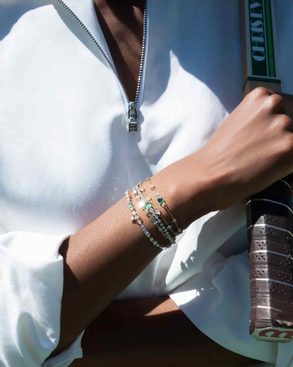Vòng tay tennis, vòng tay kim cương, tennis bracelet, trang sức cao cấp, trang sức, Omega, Monica Rich Kosann, Pragnell, Tiffany & Co.