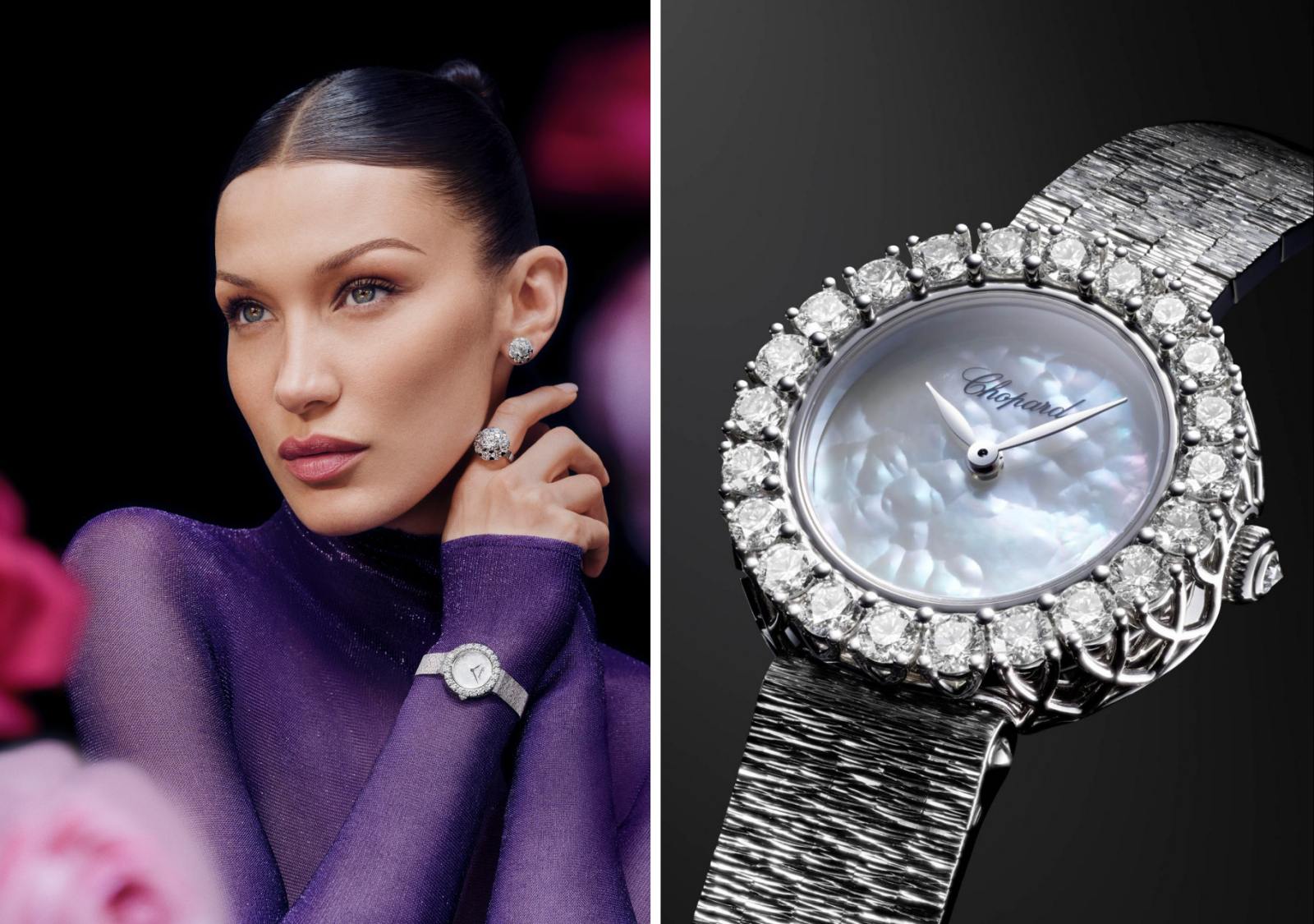 Chopard, Bella Hadid, L’Heure du Diamant, trang sức kim cương