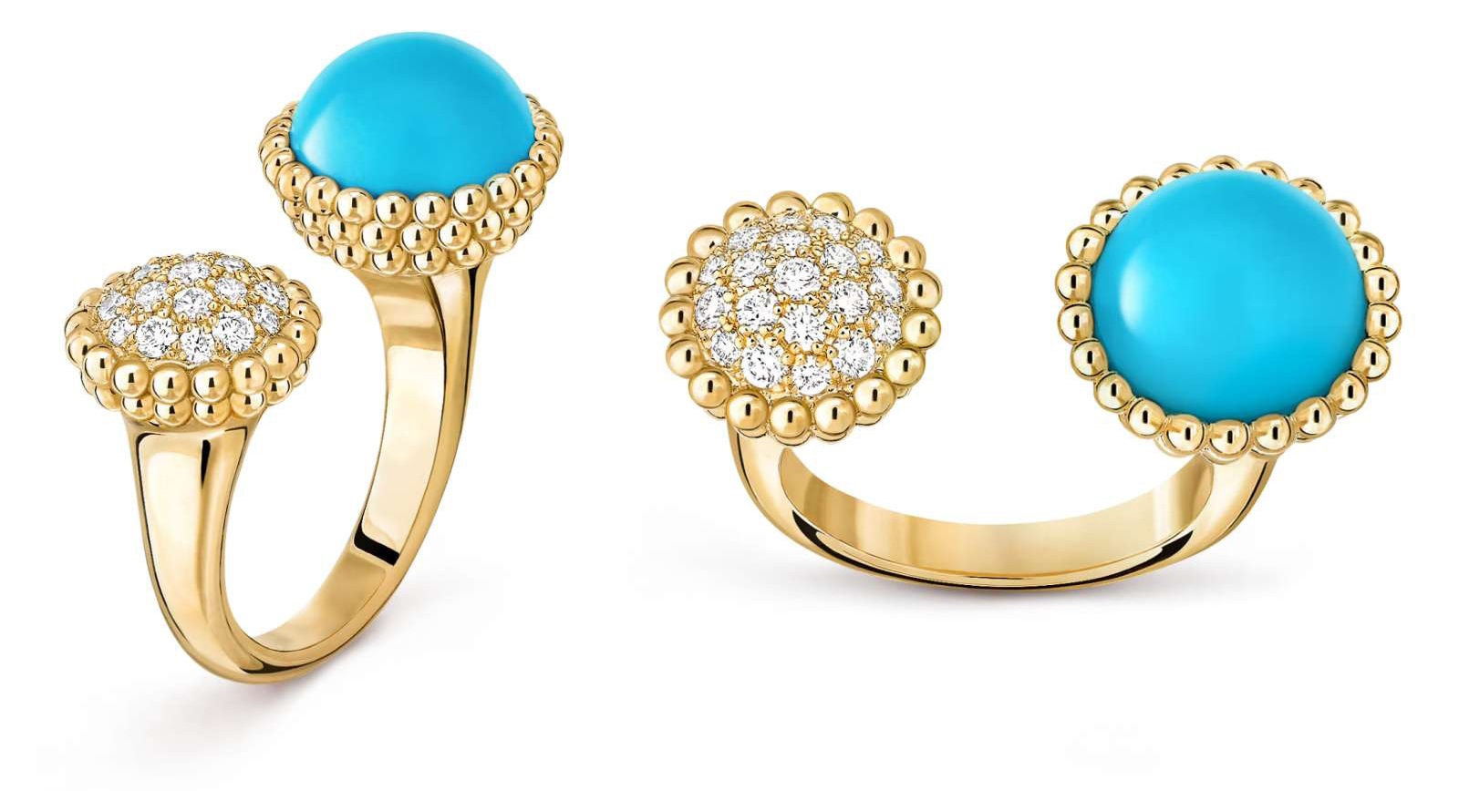 Van Cleef & Arpels, Perlée Couleurs, Perlée collection, trang sức, jewelry, Van Cleef & Arpels turquoise