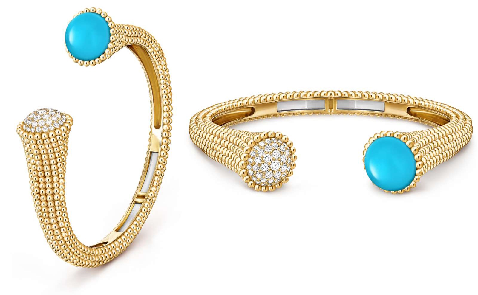 Van Cleef & Arpels, Perlée Couleurs, Perlée collection, trang sức, jewelry, Van Cleef & Arpels turquoise