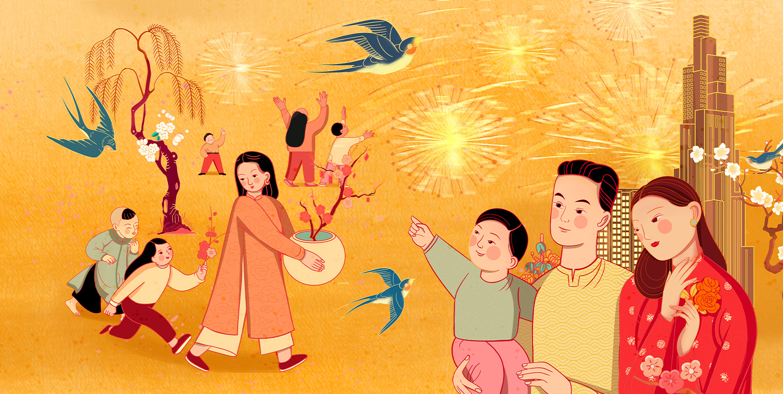 Tết, Tết Nguyên Đán, Tết 2024, Tết nguyên đán của người việt, nét đẹp văn hóa, tết truyền thống việt nam