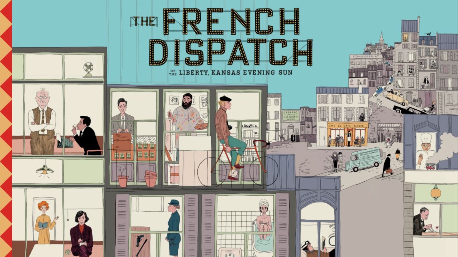 the french dispatch, công văn pháp, wes anderson, nghề báo, báo chí