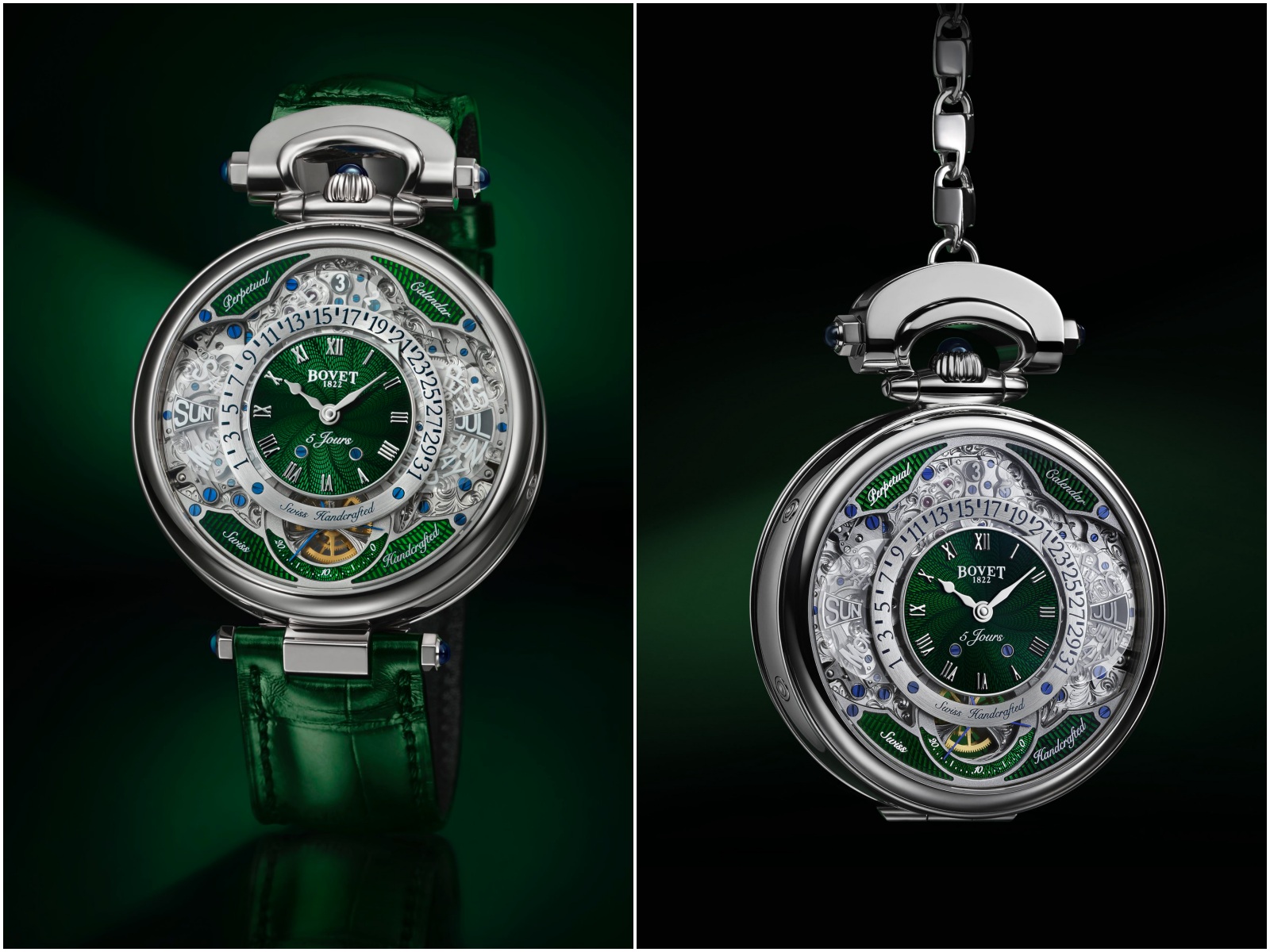 Bovet, đồng hồ thụy sỹ, Bovet Virtuoso VII Perpetual Calendar, Bovet 1822, swiss watch