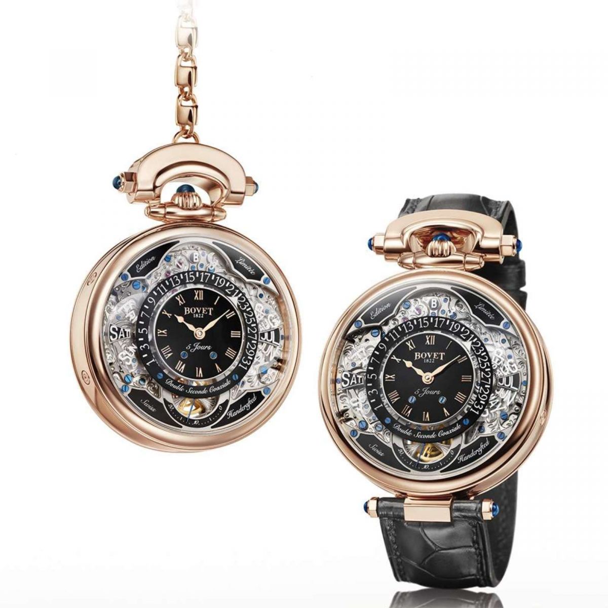 Bovet, đồng hồ thụy sỹ, Bovet Virtuoso VII Perpetual Calendar, Bovet 1822, đồng hồ