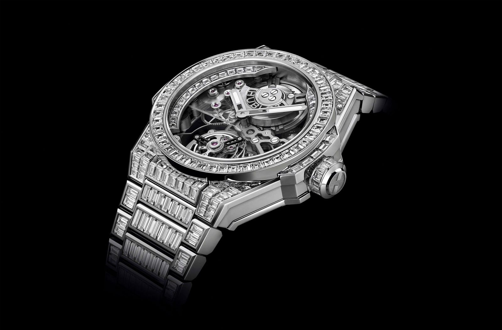 Hublot, đồng hồ Hublot, đồng hồ Thụy Sĩ, Big Bang Integrated Tourbillon High Jewellery