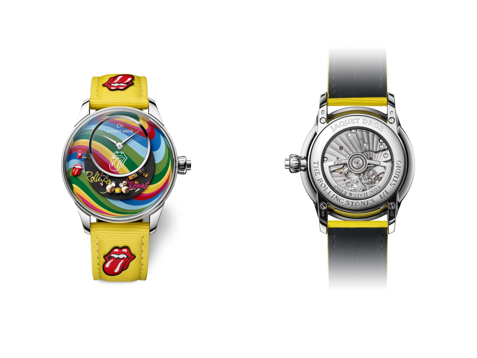 Jaquet Droz, The Rolling Stone 2023, Only Watch 2023, Rolling Stones Automaton, đồng hồ thụy sĩ
