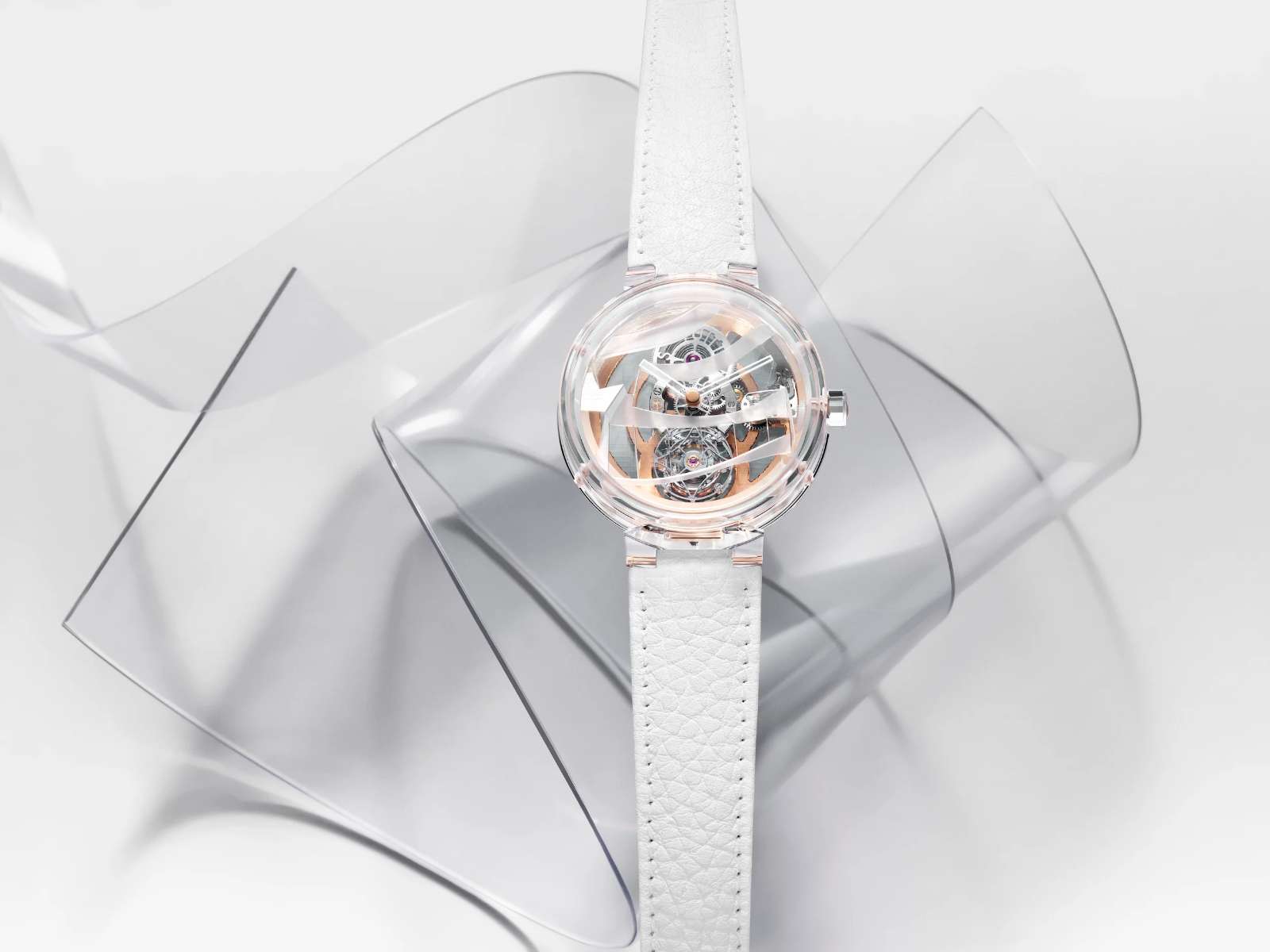 Louis Vuitton Tambour Moon Flying Tourbillon Sapphire Frank Gehry