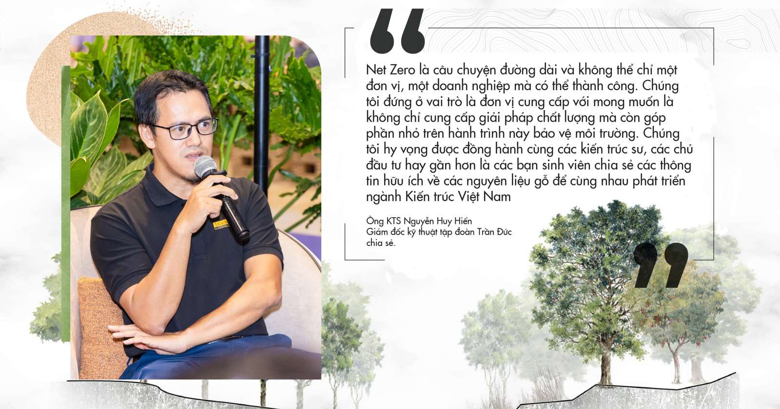 Tập đoàn Trần Đức, net zero, kiến trúc xanh