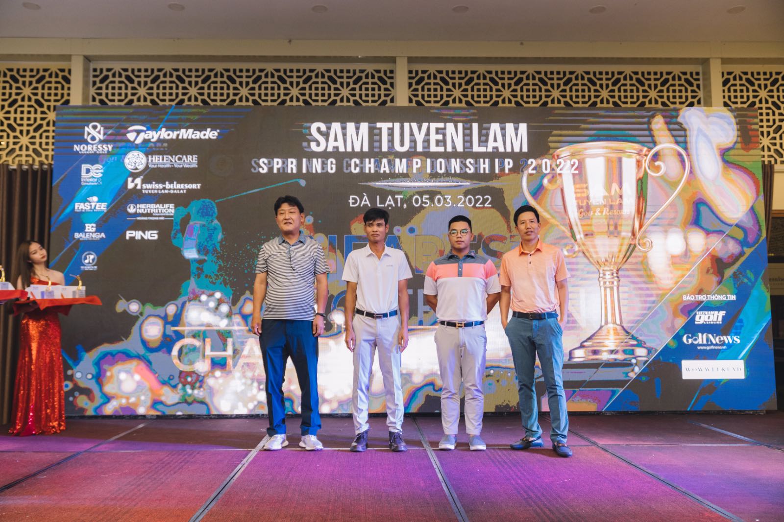 sam tuyền lâm, golf, spring championship 2022, giải đấu golf