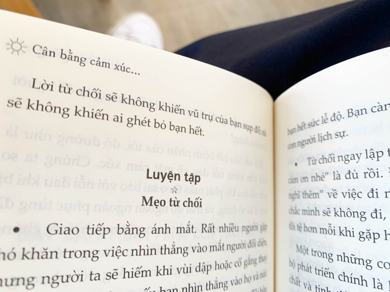cân bằng cảm xúc cả lúc bão giông, review sách, cảm nhận sách