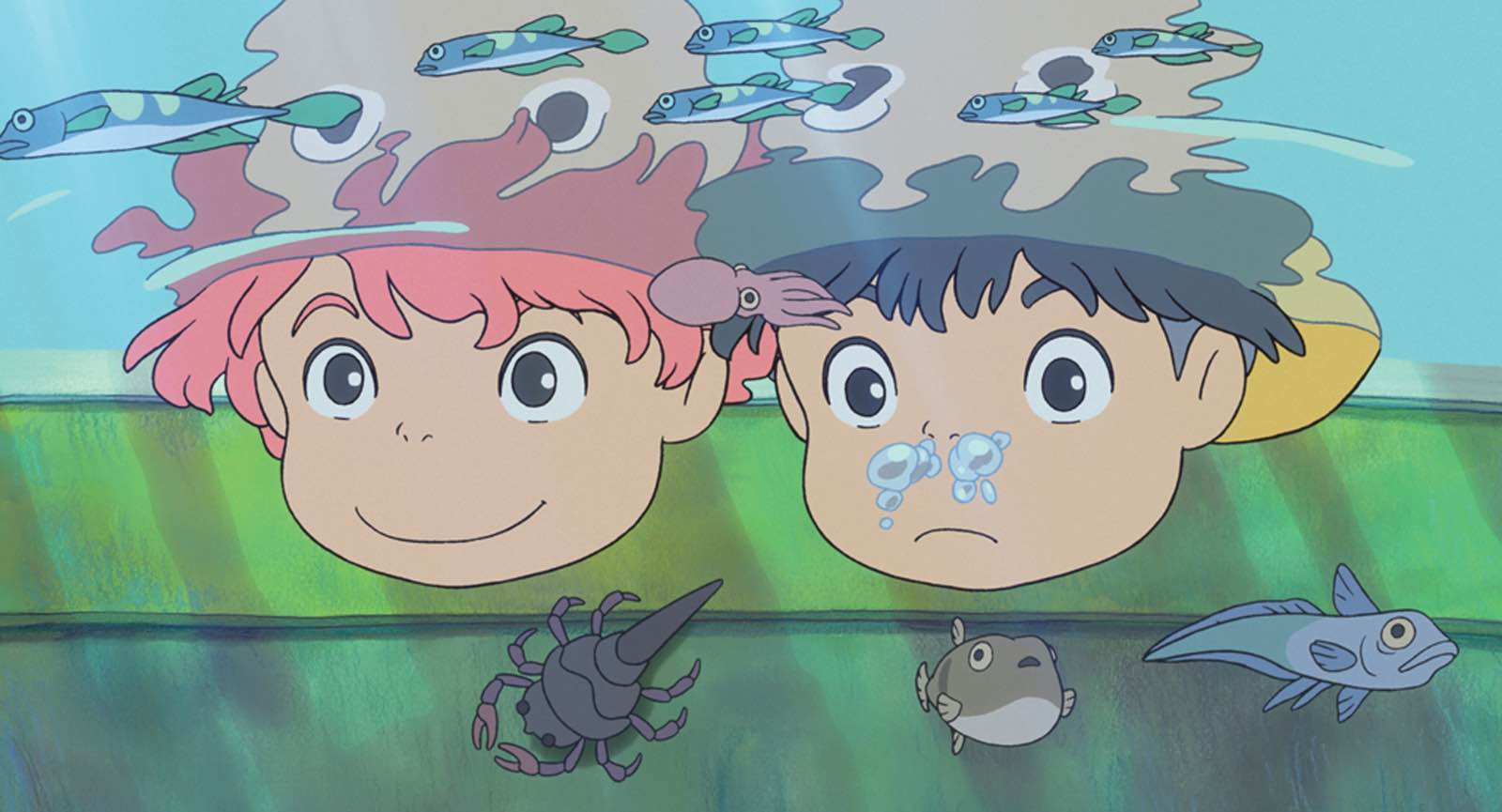 ponyo, cô bé người cá, phim hoạt hình ghibli, anime