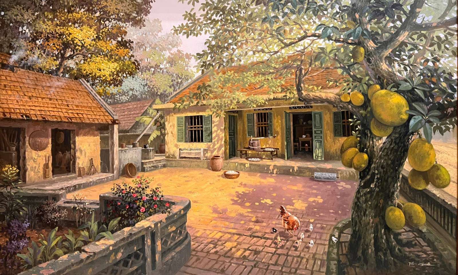 Họa sĩ Trần Nguyên, làng quê Bắc Bộ, phỏng vấn nhân vật, nhân vật truyền cảm hứng, W Coffee Talk
